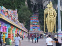 The iconic Batu Caves in Kuala Lumpur, Malaysia.