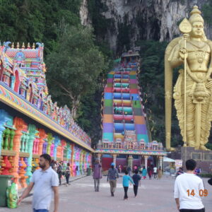 The iconic Batu Caves in Kuala Lumpur, Malaysia.