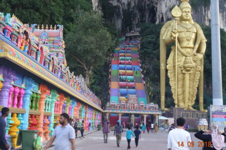 The iconic Batu Caves in Kuala Lumpur, Malaysia.